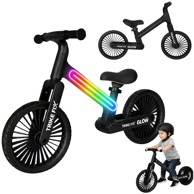 TRIKE FIX Balans bicikl LED, crni