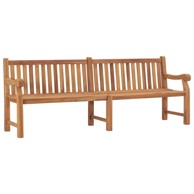 Vrtna klupa, 228 x 69 x 92 cm, od masivne tikovine