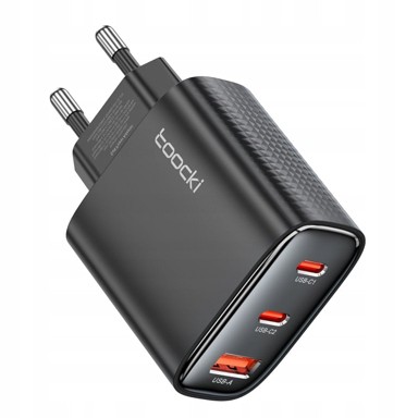 TOOCKI Zidni punjač USB-A, brzo punjenje, 40 W
