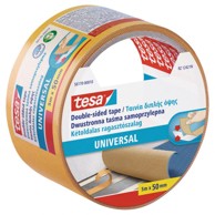 TESA Universal obostrana ljepljiva traka, 50 mm x 5 m, bijela, blister