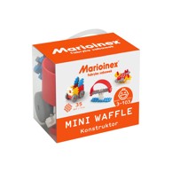 MARIOINEX Set Waffle kockica, konstruktor plavi, 35 kom