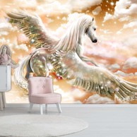 Foto tapeta Pegasus (Orange) 300x210