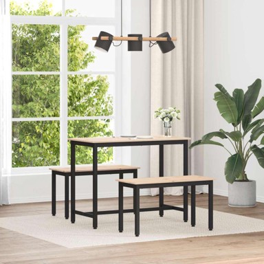 Klupa 80 x 35 x 45 cm čvrsto borovo drvo, prirodna
