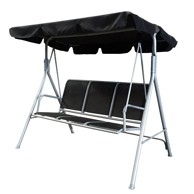 Vrtna ljuljačka, 170x110x152 cm, siva