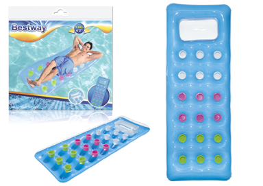 BESTWAY Zračni madrac, plavi, 188 x 71 cm