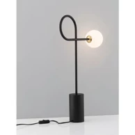NOVA LUCE Stolna lampa Dedalo, G9, IP20, crna