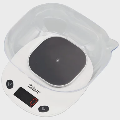 ZILAN Kuhinjska vaga sa posudom, do 5 kg