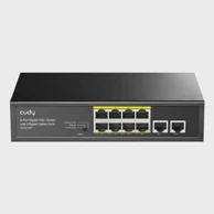 CUDY Switch GS1010P, 8x gigabitnih PoE priključaka, 2x uplink, stolni
