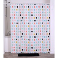 TANDANCE Zavjesa za kadu s integriranim alkama, 180x180 cm