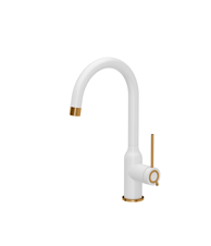 QUADRON Slavina Ingrid, snježno bijela, nano PVD bakar