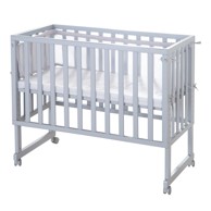 ROBA Sivi dječji krevet 90x45 cm