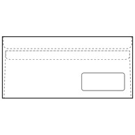 FORNAX Kuverte ABT-PD latex 75 g 230x110 mm s prozorom 25 kom bijele