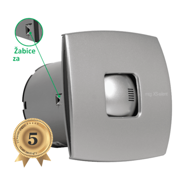 MTG Kupaonski ventilator FI100, srebrni