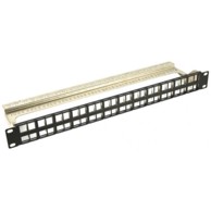 NAVIATEC Patch panel 1U, 48 portni, prazni, crni