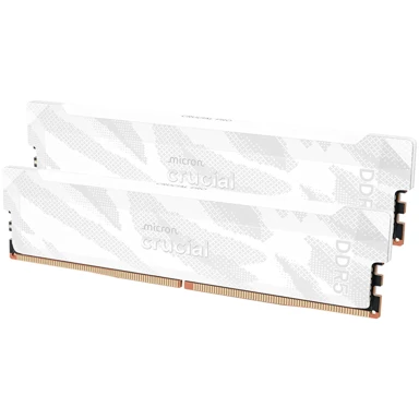 CRUCIAL RAM memorija PRO OC, 32 GB, DDR5, 6400 MHz, bijela
