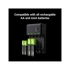 GREEN CELL Punjač VitalCharger s 4 baterije AAA 800 mAh Ni-MH, crni