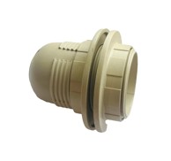 Grlo za žarulju s navojem E27, bijelo