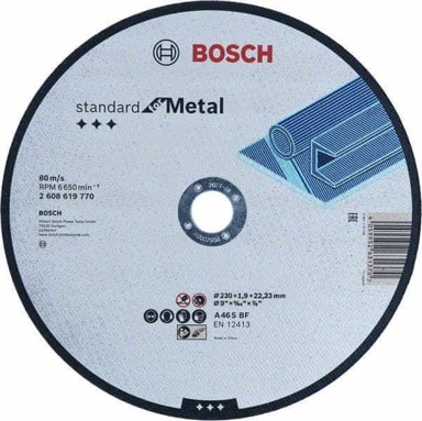 BOSCH Štitnik met. 230 mm x 1,9 mm x 22 mm standardni za metal