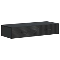 Zidni stol, 87,5 x 34,5 x 17 cm, crna