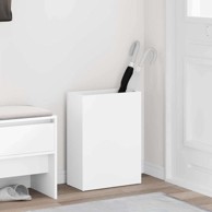 Stalak za kišobrane, 40 × 20 × 55,5 cm, konstruirano drvo, bijela