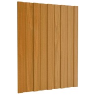 Krovni panel, 12 kom, 60 x 45 cm, prirodni