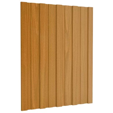 Krovni panel, 12 kom, 60 x 45 cm, prirodni