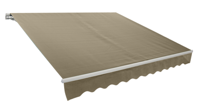 ROJAPLAST Nadstrešnica P4510, 2 × 1,5 m, bež