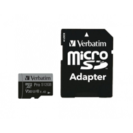 VERBATIM Memorijska kartica 47046, 512 GB, MicroSDXC, UHS-I, Class 10