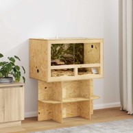 Terarij 80 x 50 x 100 cm, OSB, smeđi