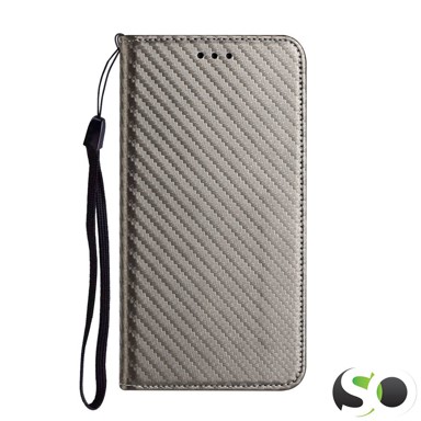 XIEKE Preklopna karbonska futrola za Samsung A20e Titanium