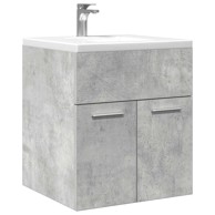 Kupaonski ormarić za umivaonik beton sivi 41x38,5x46 cm