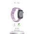PURO Remen za pametni sat Icon za Apple Watch 42/44/45/49 mm, silikonski, lavanda, 2 kom
