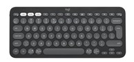 LOGITECH Tipkovnica Pebble Keys 2 K380S, crna, BT, kompaktna