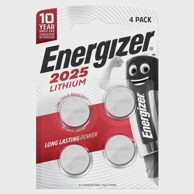ENERGIZER Baterije Specialized CR2025, 4 kom