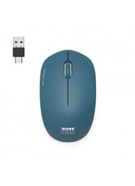 PORT DESIGNS Miš WL USB-A/USB-C, plavi (900545)