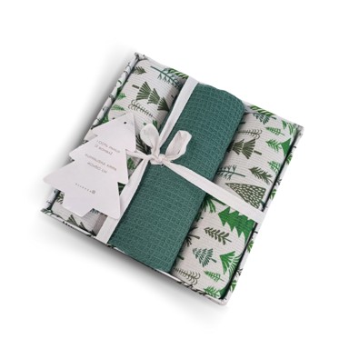 ESSENZA COOK Set Božićnih krpi, 3 komada, 40x60 cm