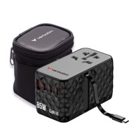 VERBATIM Univerzalni putni adapter s uvlačivim kabelom CNT-02, 85W
