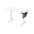 Električni radni stol podesiv po visini 60 x 120 x (72-120) cm, bijela