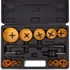 KRAFT&DELE Set kružnih pila za drvo i metal 17 komada 19-76 mm + adapter