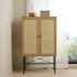 UNIQUE FURNITURE Ormarić u dekoru hrasta u prirodnoj boji, 80x135 cm Pensacola