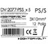 DOKTORVOLT PS/S 3-fazna 12-modulna 10 mm² 63 A DV 2077-polni priključna sabirnica