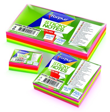 FORPUS Samoljepivi blok, 75 × 50 mm
