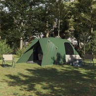 Šator Dome za 4 osobe, 455 x 252 x 178 cm, s krovom, zelena