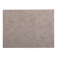 ZICZAC Siva prostirka s imitacijom kože Troja Rectangle, 33 x 45 cm