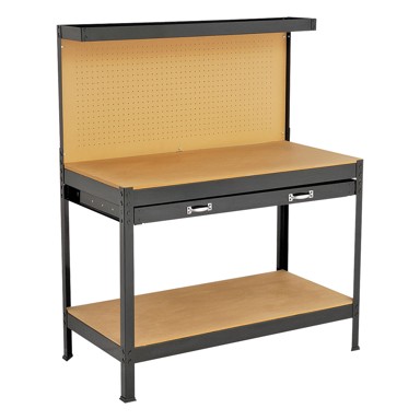 Stol radni metalni, 12 kuka, 121x61x150 cm