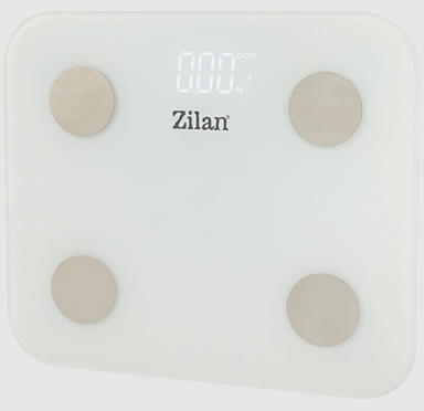 ZILAN Digitalna osobna vaga ZLN9006, do 180 kg, Bluetooth