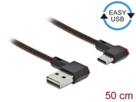 DELOCK USB 2.0 kabel EASY-USB, USB-A na USB-C