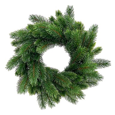 Božićni ukras vijenac 35 cm zelen mix