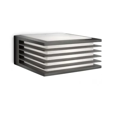Vanjska zidna svjetiljka Shades, 1x15W, 230V, siva
