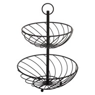 FIVE Višenamjenska košarica dva nivoa 27x39cm, metalna